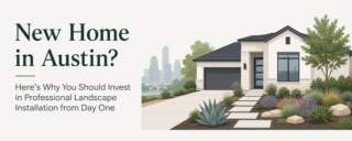 New Home in Austin? Here’s Why You Should Invest in Professional Landscape Installation from Day One
